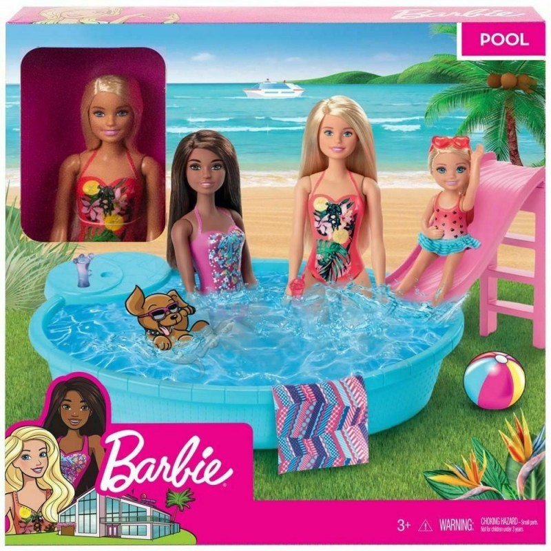 Barbie Doll and Pool Playset (box slight damage) | Shopee Malaysia