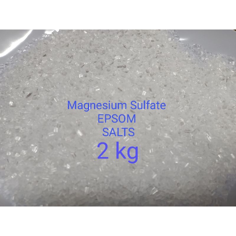 2kg Epsom Salt 🔥Magnesium Sulfate 🔥High Purity Water Soluble MGS🔥