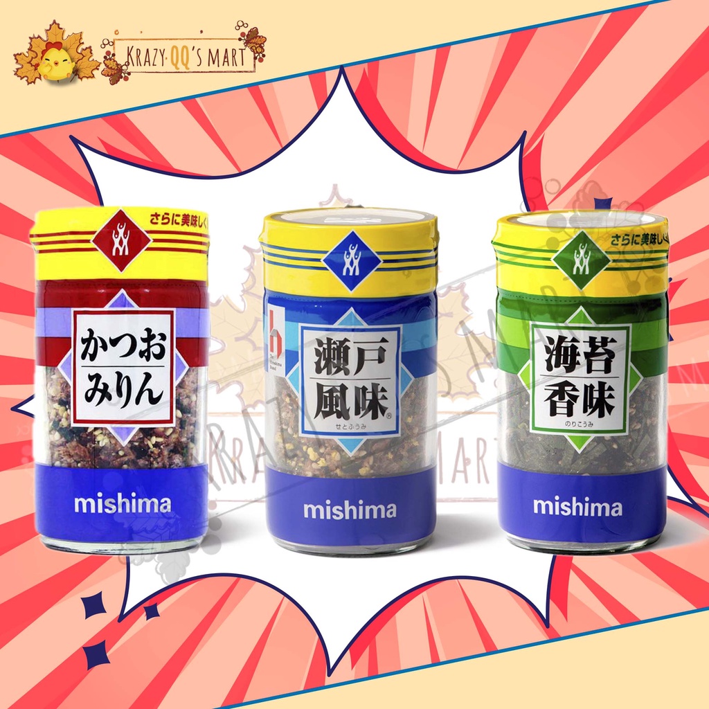 Mishima Furikake Rice Seasoning (3 Flavour) - 45g | Shopee Malaysia