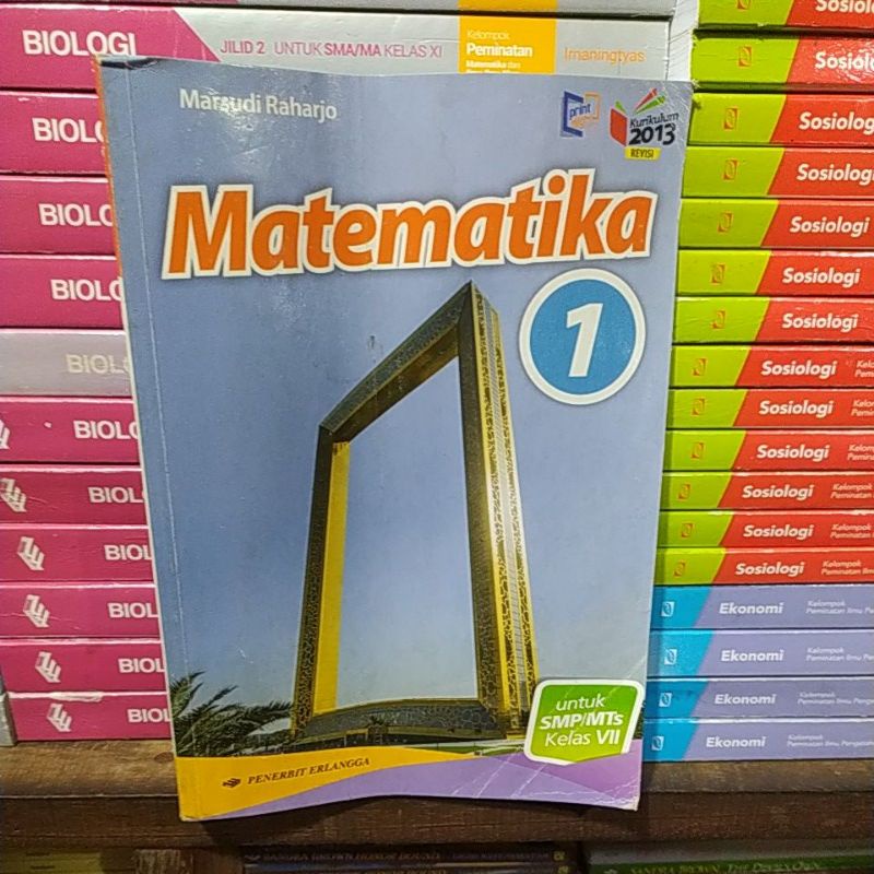 Mathematics Book For Junior High School MTS Grade 1 (original) | Shopee ...