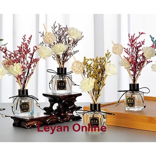 50ml/100ml/300ml Reed Diffuser Home Fragrance / Hexagon Bottle Plant ...