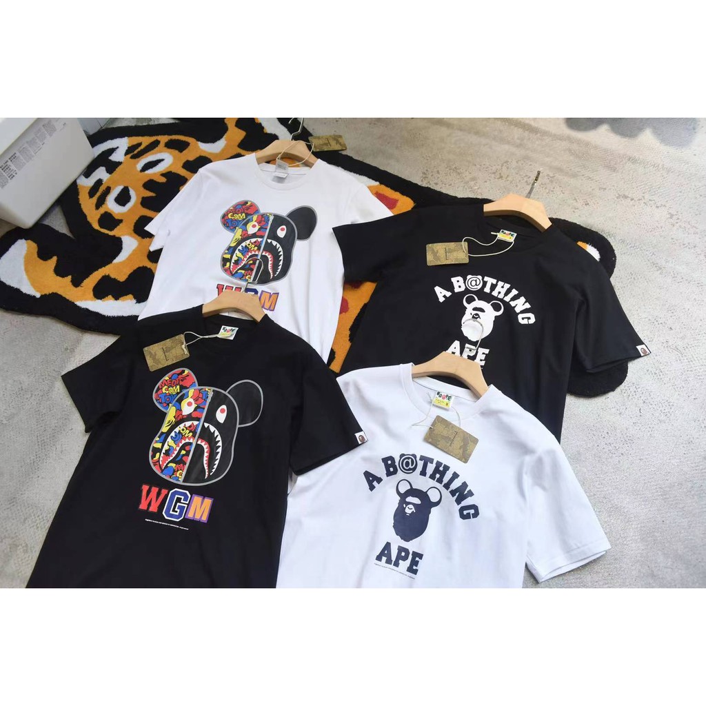 Bape Medicom Toy Camo Bear Tee | Shopee Malaysia