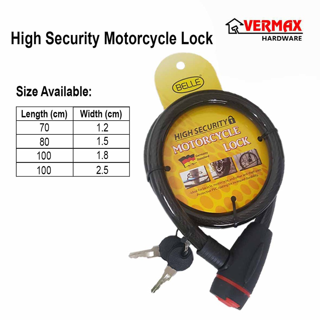 High Quality Motorcycle Chain Lock / Bicycle Lock / Flexible Chain Lock ...
