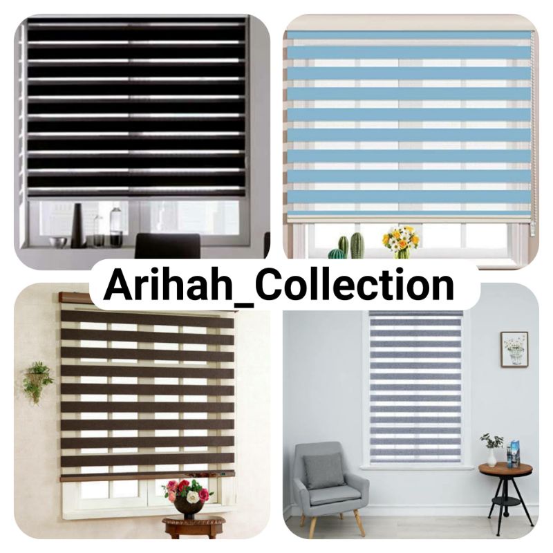 Bidai Tingkap Modern Zebra Blinds | Blind Curtain | Zebra Bidai Outdoor ...