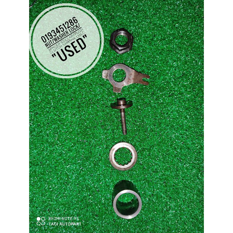 Nut/Washer Lock/Push Klac/Spacer Coller Yamaha 135 LC "Used" Shopee