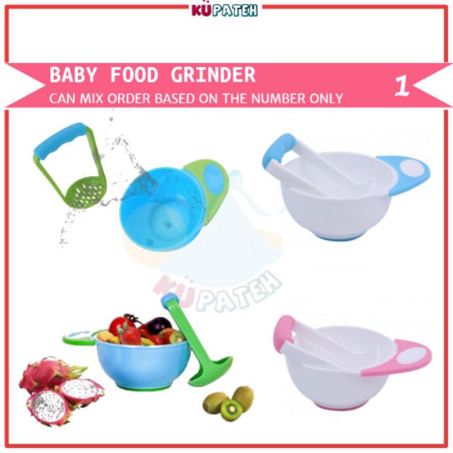 🇲🇾READY🔥BABY FOOD GRINDER MANUAL GRINDER🔥 Shopee Malaysia