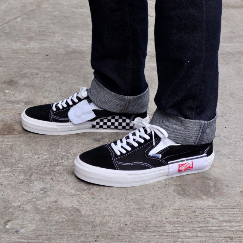 Vans cut and paste 2024 black