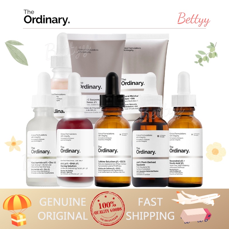 💖The Ordinary Niacinamide/AHABHA Peeling/Alpha arbutin/Caffeine ...