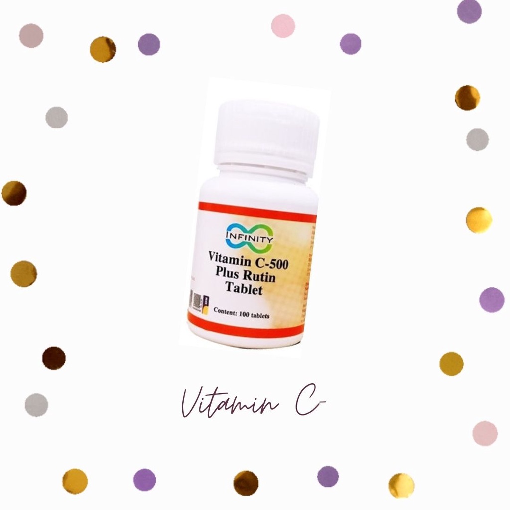 Infinity Vitamin C-500 100 tablets (Ascorbic Acid)!!! | Shopee Malaysia