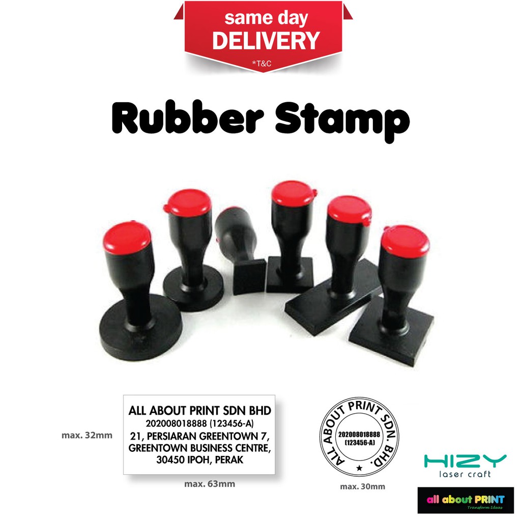 Rubber Stamp | Company Chop | Address Chop | Bank Chop | Name Chop ...