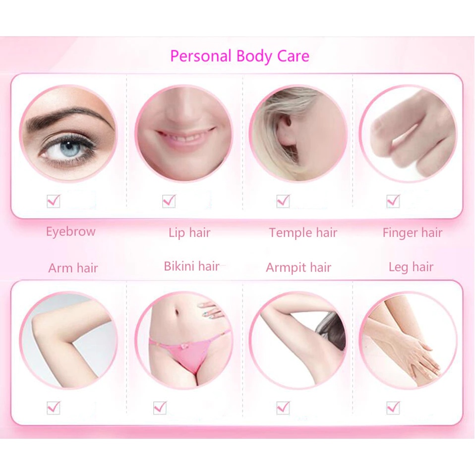 Alat Mesin Pencukur Cukur Bulu Muka Ketiak Kemaluan Bikini Wanita 5In1 Electric Hair Remover Eyebrow