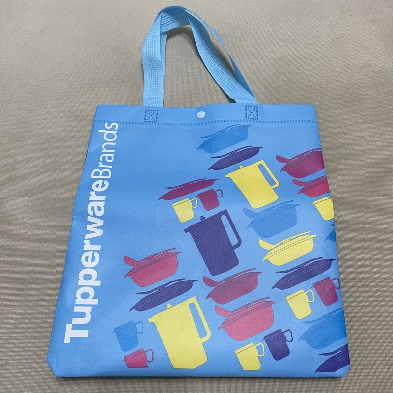 TUPPERWARE Blue Waterproof Recycle Bag Shopee Malaysia