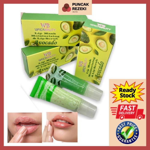 Warda Beauty Lip Scrub Lip Mask Moisturizing Lip Scrub Avocado