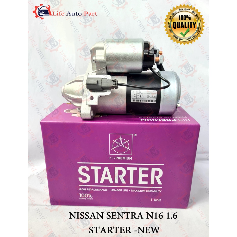 Nissan Sentra N16 Starter 12v High Speed Starter 8t New Shopee Malaysia 0583