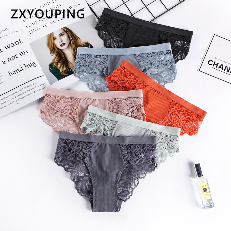 Lace Panties Women Underwear Briefs Sexy Hot Low Waist Transparent