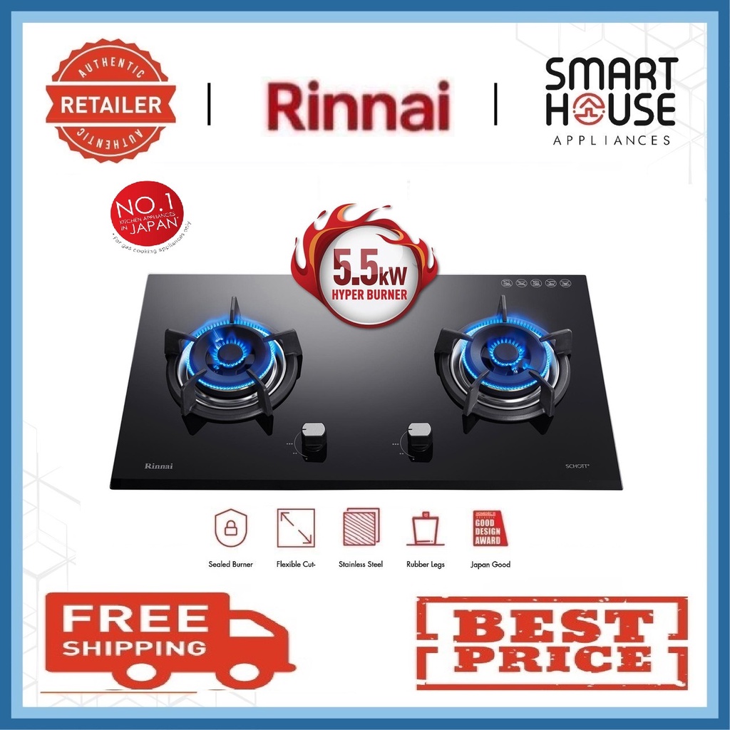 PM FOR BETTER PRICE Rinnai Built In Gas Cooker Hob RB 72G Shopee   B61ebf62e83660e77c4523923b4785e9