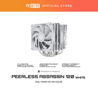 Peerless Assassin 120 CPU Air Cooler, PA120, 6 Heat Pipes CPU Cooler, Dual  120mm TL-C12 PWM Fan, Aluminium 