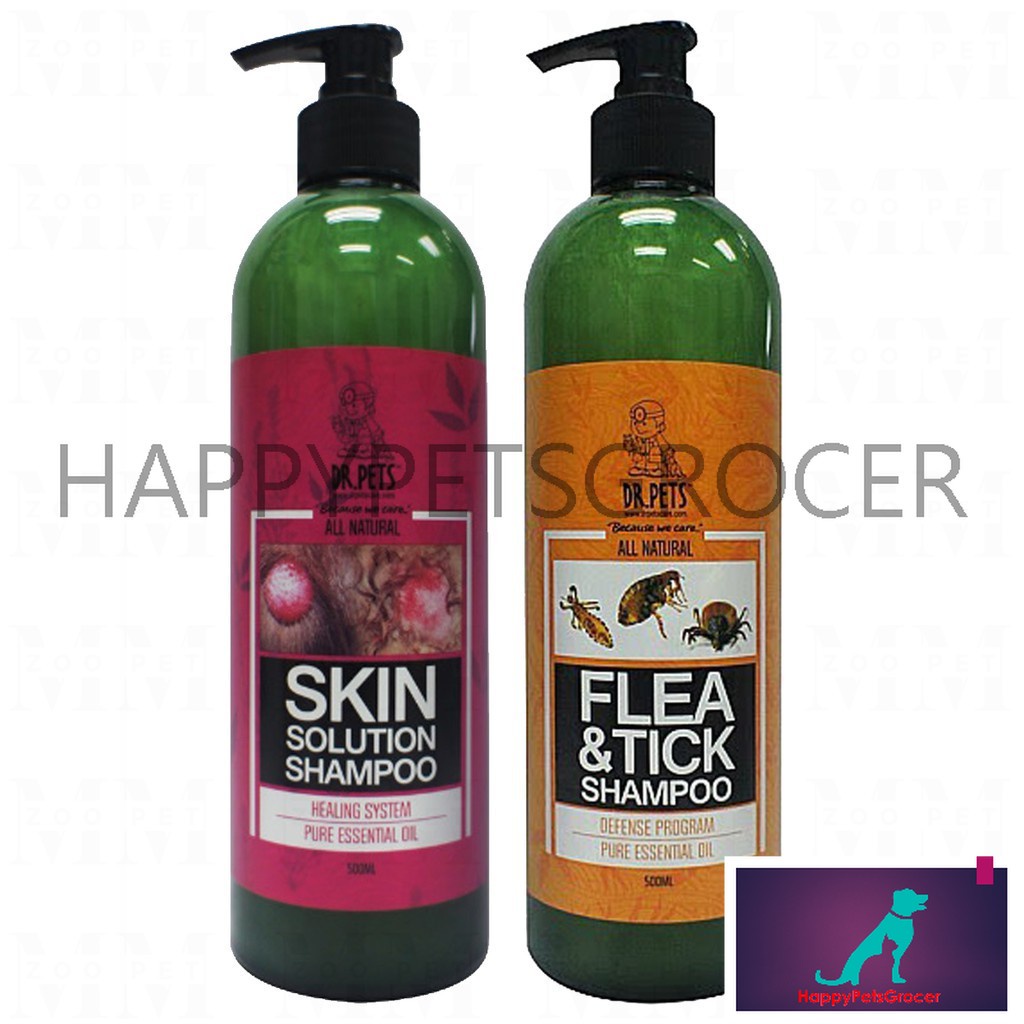 Dr Pets All Natural Neem Shampoo 500mL (Flea & Tick / Skin Solution ...