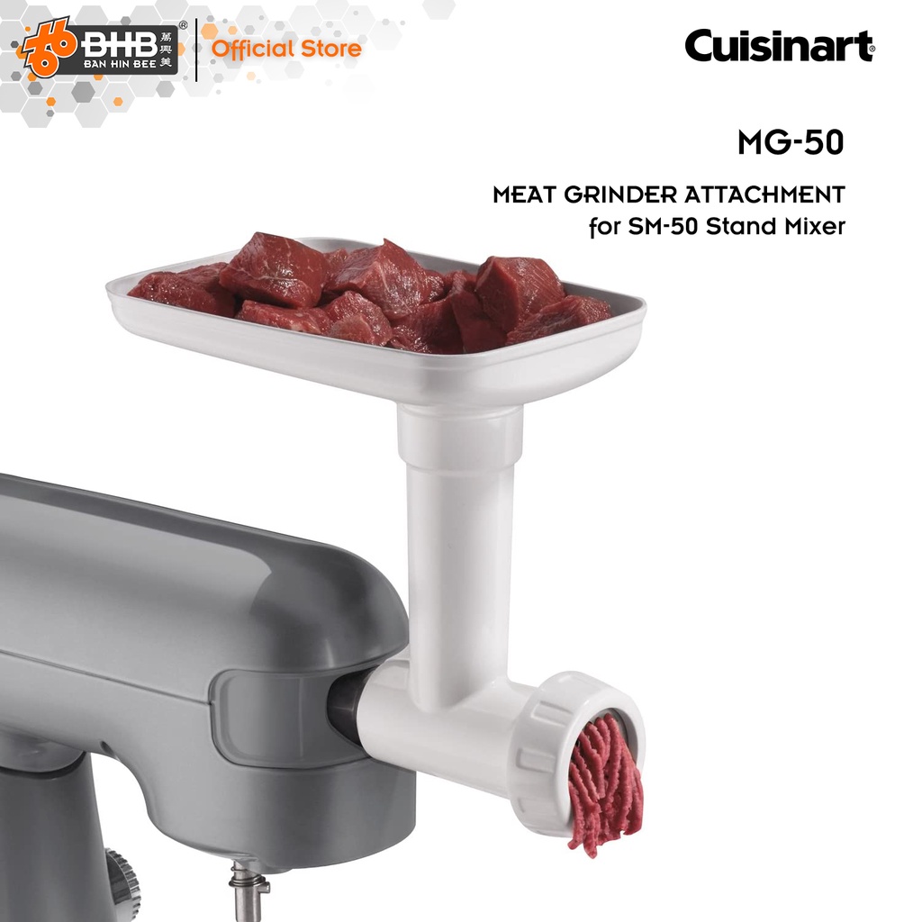 Cuisinart MG50 Meat Grinder Attachment for Precision Master 5.2L Stand