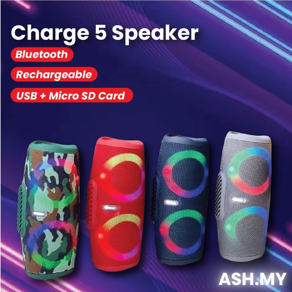 J B L CHARGE 5 Portable Waterproof Wireless Bluetooth Speaker Outdoor Home Portable Subwoofer