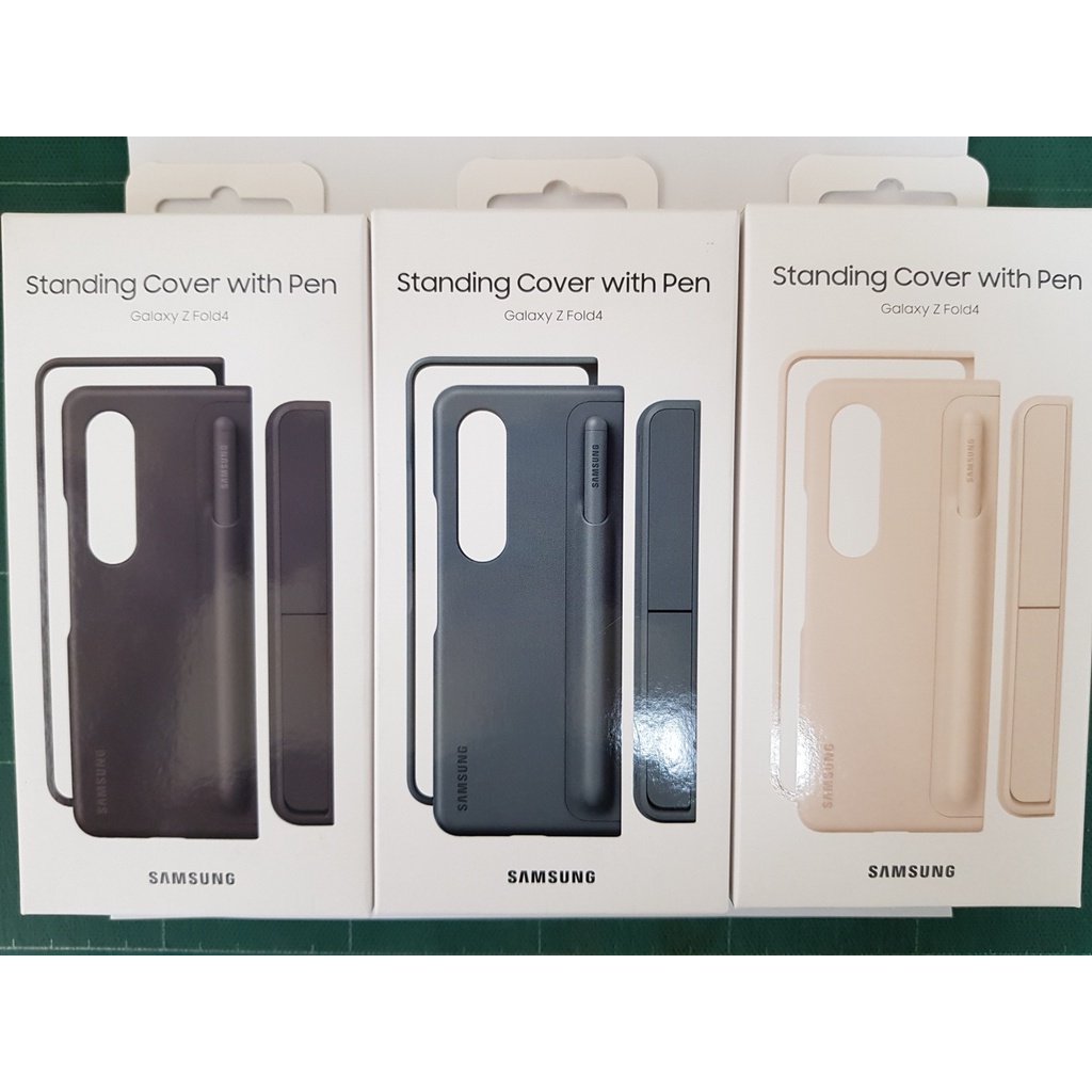 Official Samsung Galaxy Z Fold 4 Standing Cover with S pen | Shopee ...