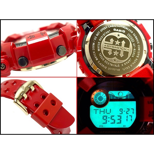 Casio G Shock Frogman 30th Anniversary Rising Red GF 8230A 4 Tough Solar Digital Watch Shopee Malaysia