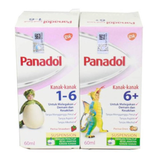 Panadol Suspension 60mL(16 years old or 6+ years old) Shopee Malaysia