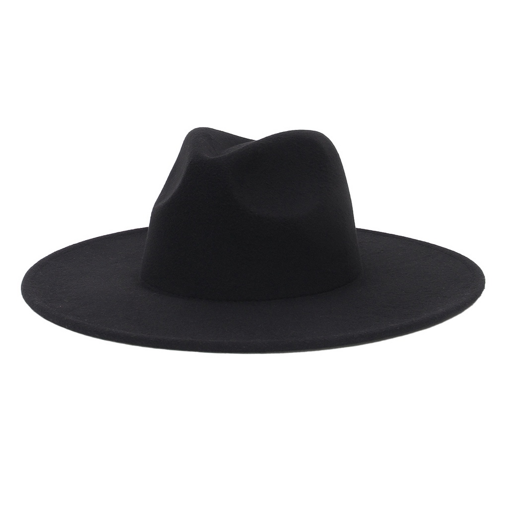 Colors Big Brim Fedora Hat for Women/Men Elegant Vintage Wedding Hat  Panama Cap