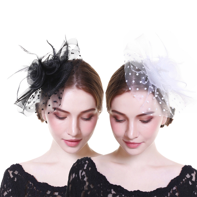 Feather Hair Clip Accent Bandanas Girls Hair Accessories Headband Shopee Malaysia