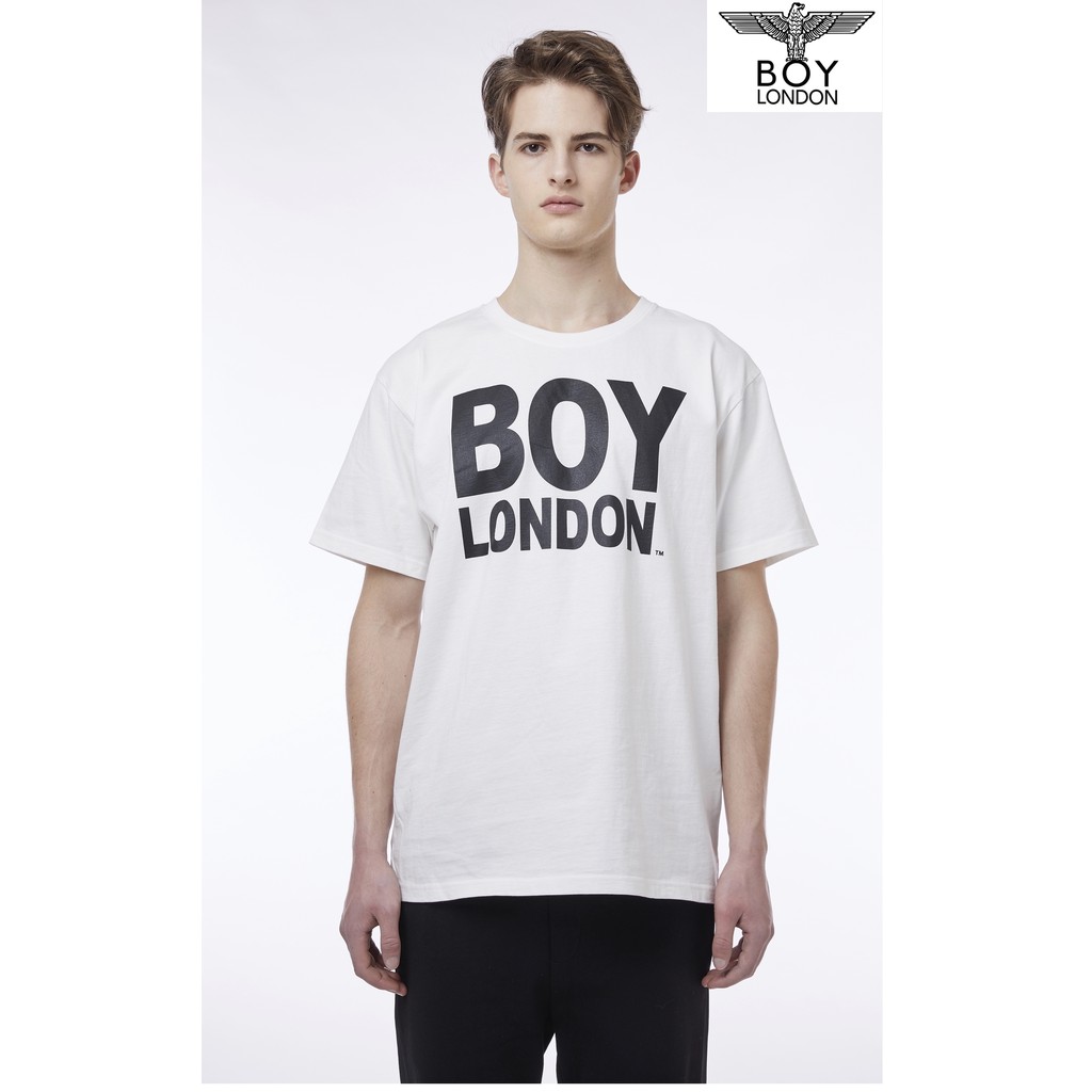 BOY LONDON-Boylondon Logo Short Sleeves Tee-WHITE