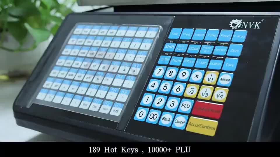 Cash Register Scale Barcode Label Printing Commercial Electronic Scale ...
