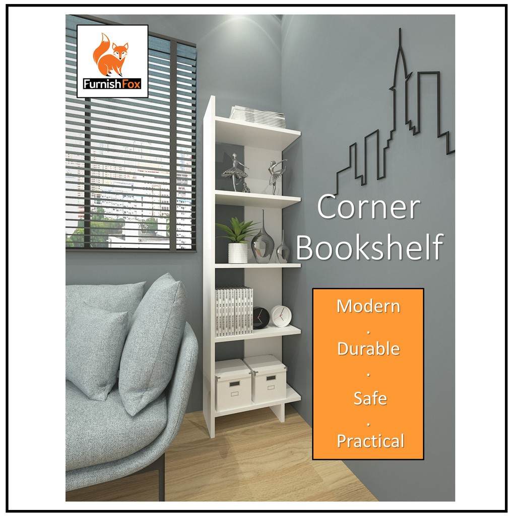 rak buku/bookshelf/rack shelf/book rack/display rack/shelf/corner ...
