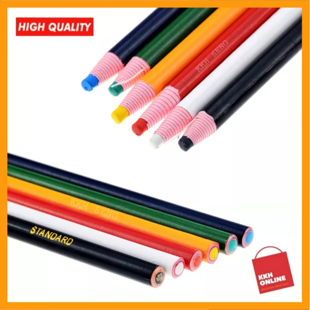 Fabric Marking Pencil Tailoring Marking Pencil Pensel Penanda Kain