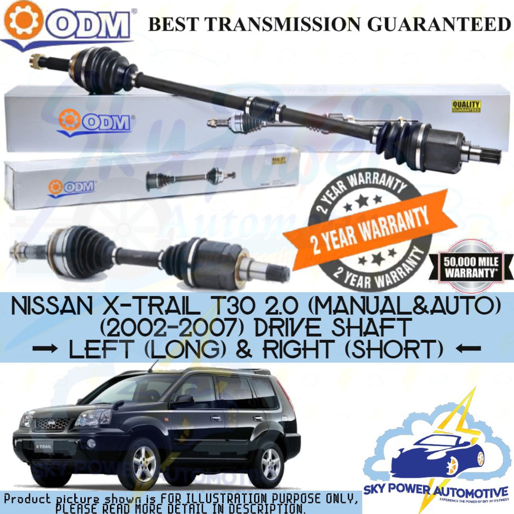 NISSAN XTRAIL T30 2.0 (MANUAL & AUTO) (20022007) ODM (CYCAR) DRIVE