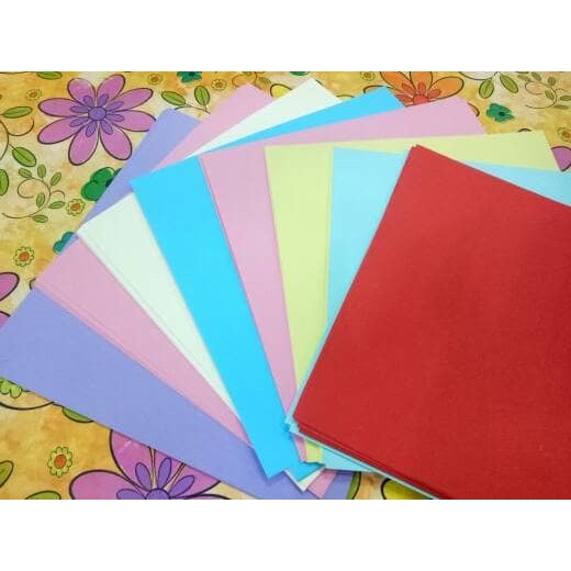Origami 100 Sheets 2 Faces / Back And Forth JUMBO 17x17 cm Shopee