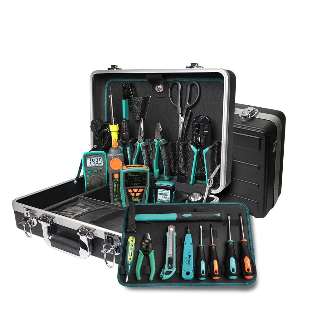 PROSKIT PK9472B Fiber Optic & Installation Tool Kit Shopee
