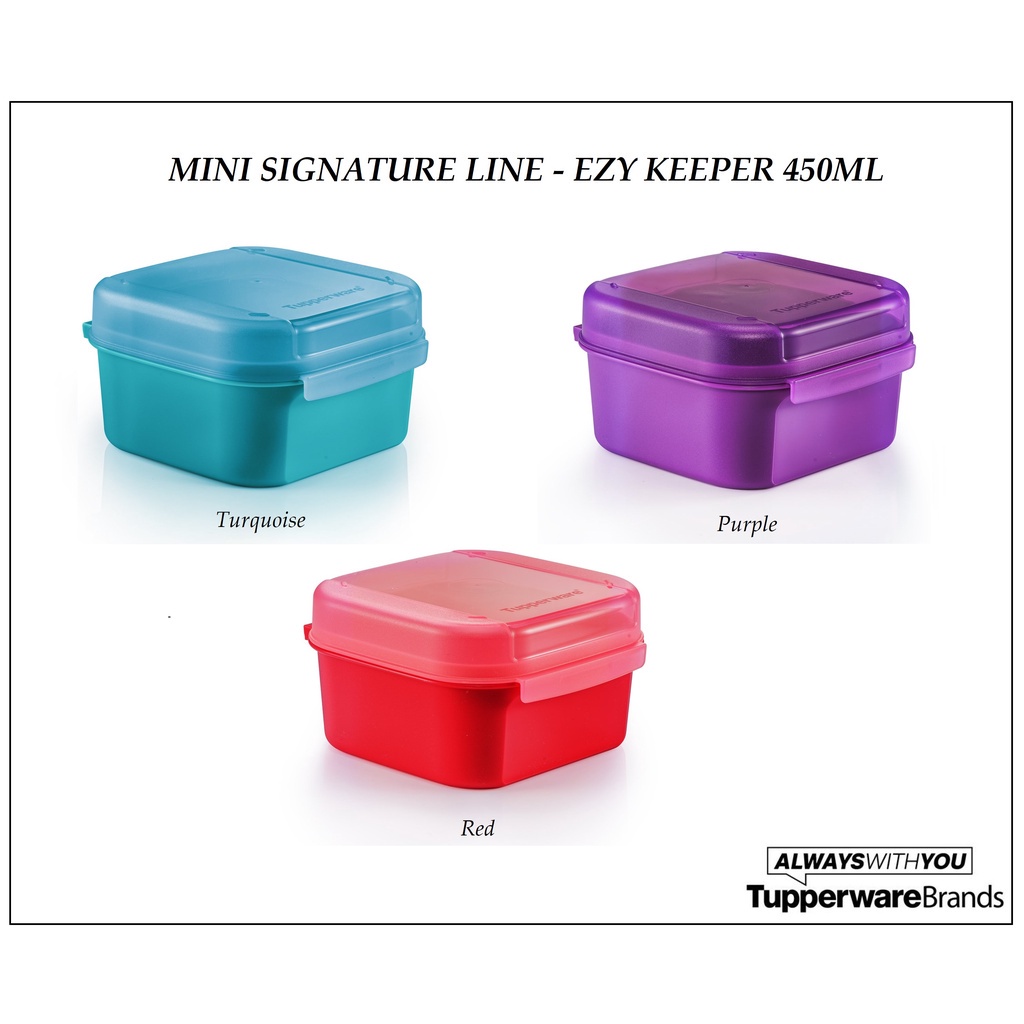 Tupperware Mini Signature Line - Small Ezy Keeper 450ml | Shopee Malaysia