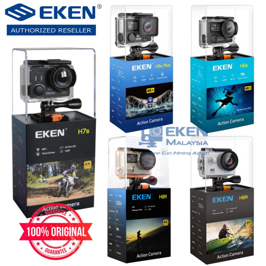 💯 ORIGINAL 🔥READY STOCK 🇲🇾 FREE SHIPPING EKEN Action Camera Basic