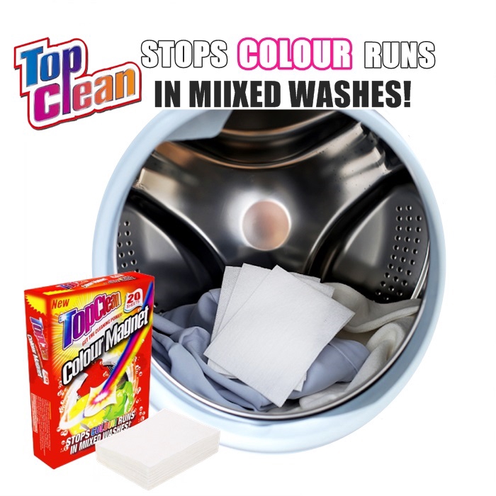 🔥Ready Stock🔥 TopClean Colour Catcher Color Magnet Stops Colors Run In ...