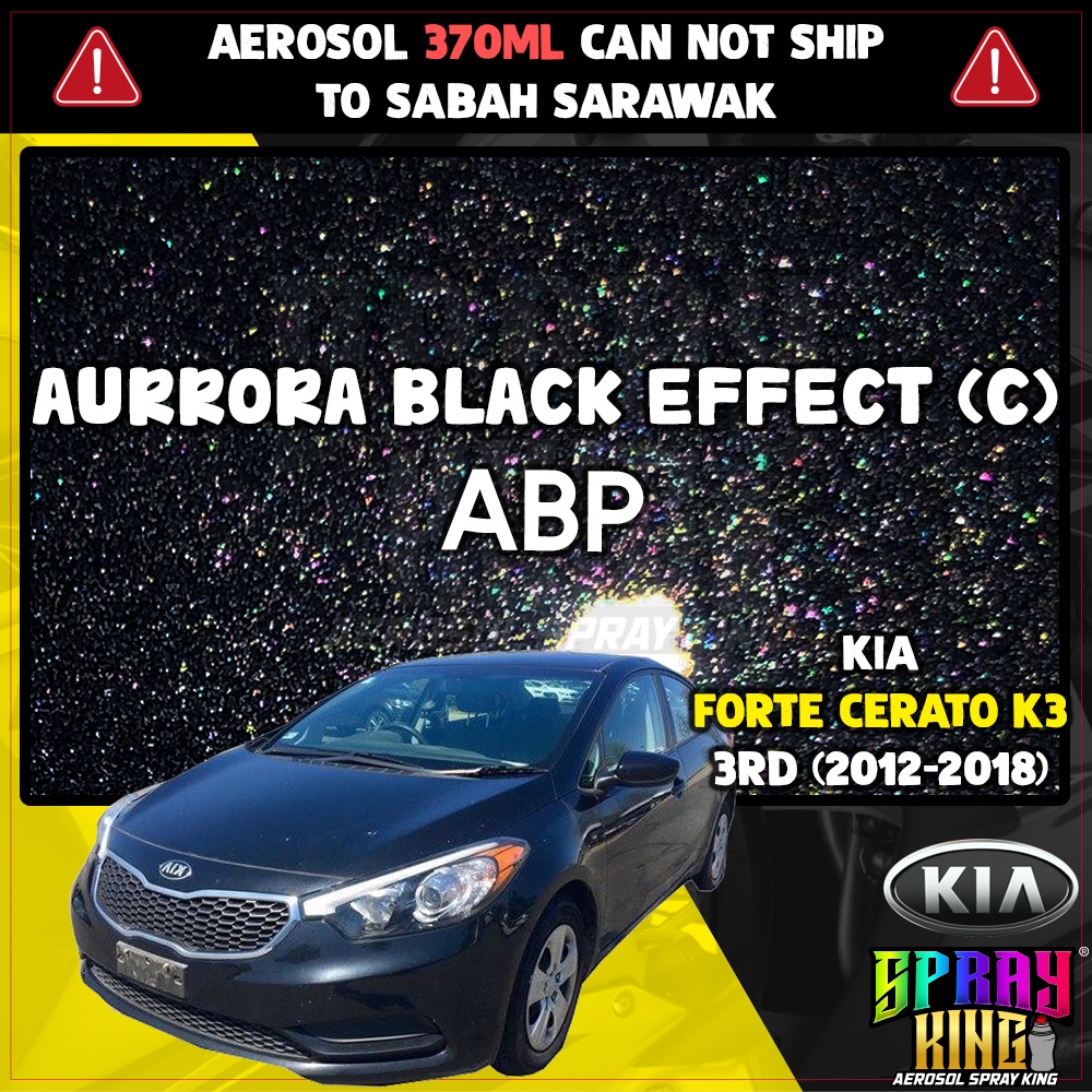 KIA Forte Cerato K3 { ABP Aurora Black Effect } 3rd 20122018 Touch Up