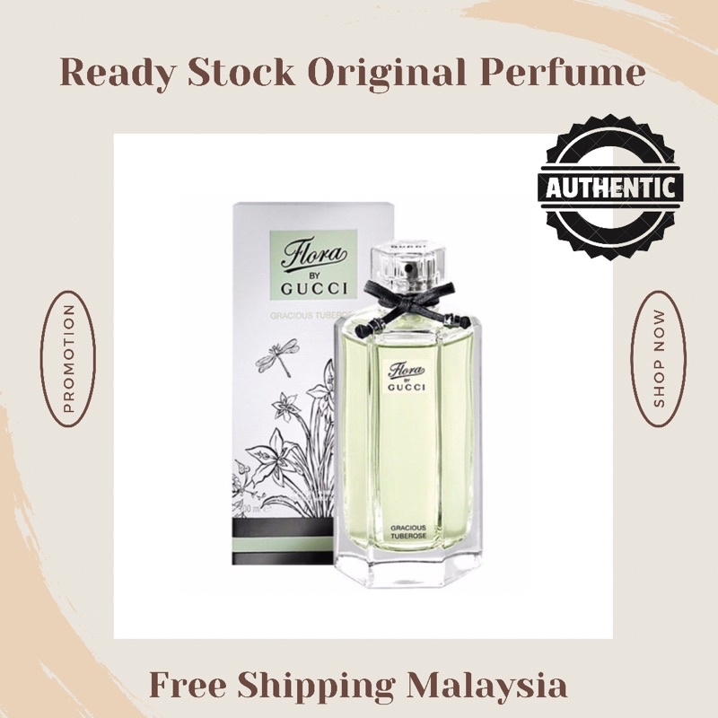 [ORIGINAL] Gucci Flora Gracious Tuberose EDT 100ml | Shopee Malaysia