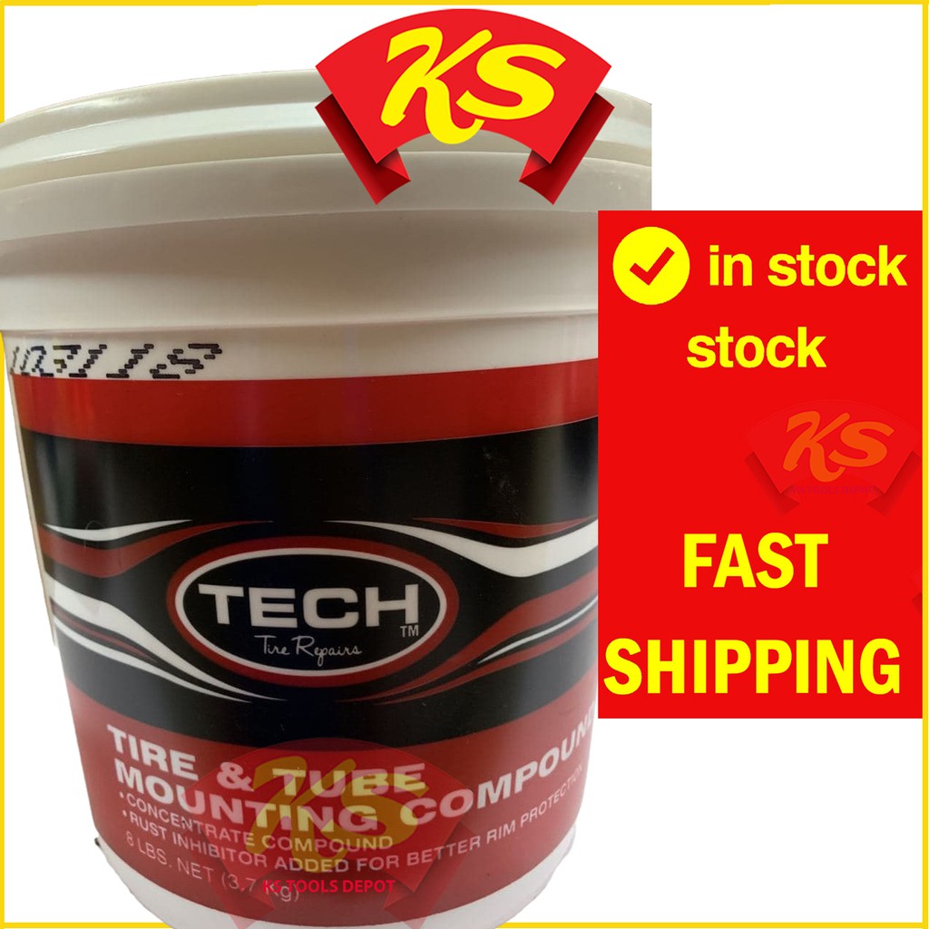 TECH Tire & Tube Mounting Compound 3.7kg Tyre Mounting Compound 722 ...