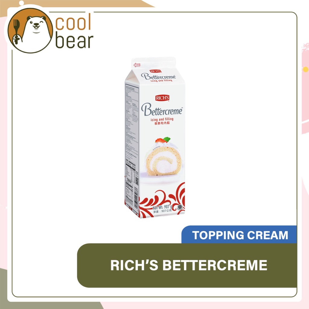 Rich's Series Rich's Gold Label Non Dairy Whip Topping Cream / Rich's Chocolate Whip Topping