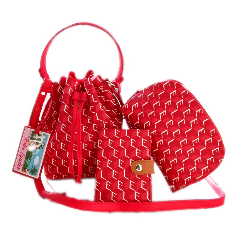 Red estee best sale lauder bag