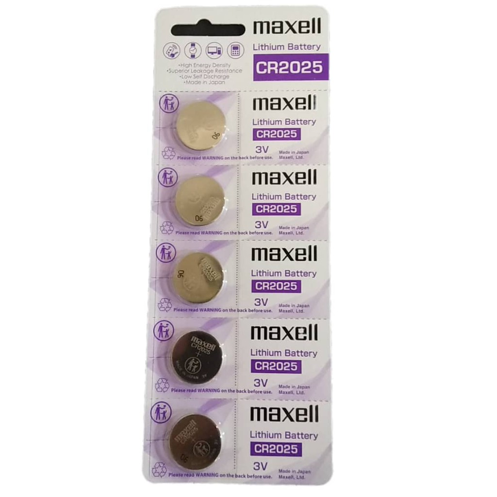 CR2025 MAXELL ORIGINAL (5PCS) | Shopee Malaysia