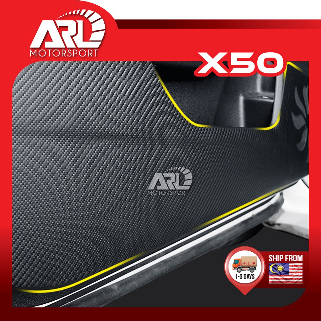 Proton X50 Door Panel Protector Sticker Carbon Fiber Design Protector ...
