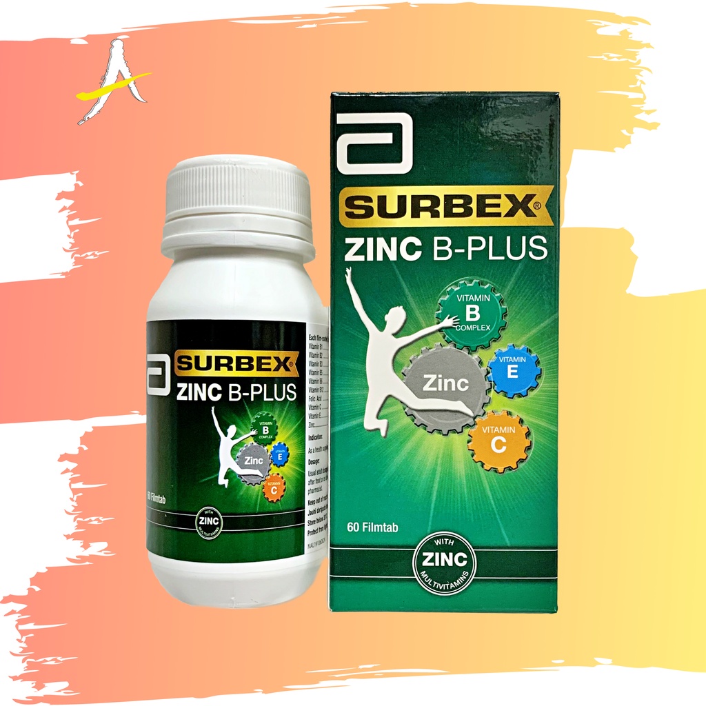 Surbex Zinc B PLUS 2 X 60'S Expiry 11/2023 Shopee Malaysia