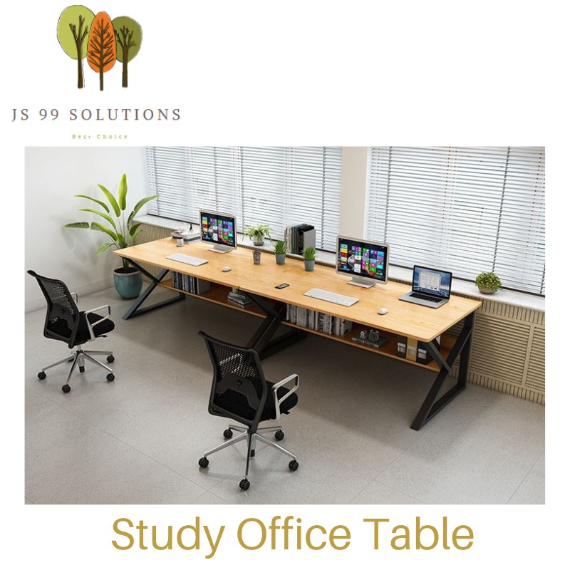 JS THE Study Writing Desk Computer Desk PC Laptop Table Workstation ...