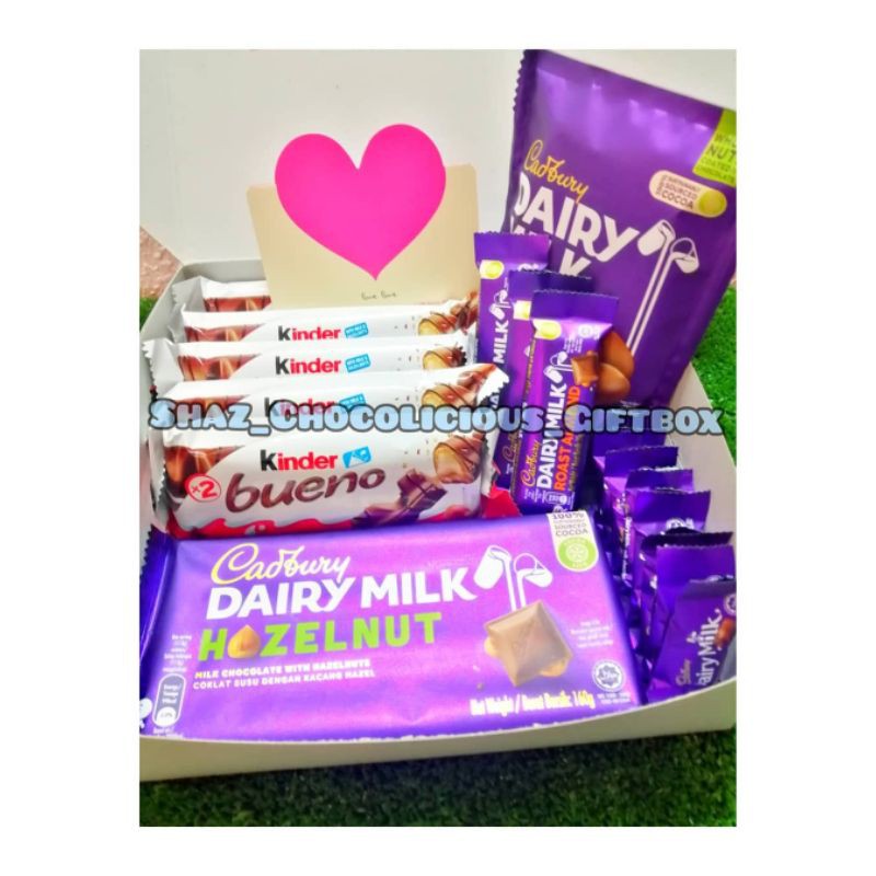 Luxury Giftbox With Kinder bueno and Cadbury 🎁 | Shopee Malaysia