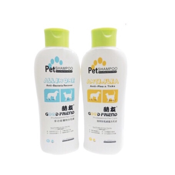 GOOD FRIEND FLEA & BACTERIA SHAMPOO / DOG FLEA SHAMPOO / CAT FLEA SHAMPOO 400ML Shopee Malaysia